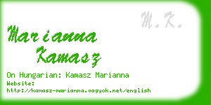 marianna kamasz business card